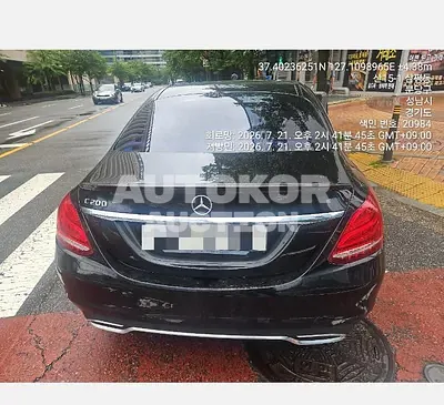 2016, Mercedes-Benz / c200, 60216 км., gas 2016, Mercedes-Benz / c200, 60216 км., gas